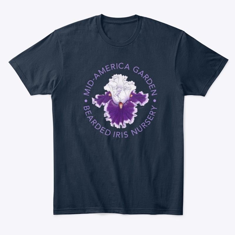 Mid-America Garden Purple Iris Logo