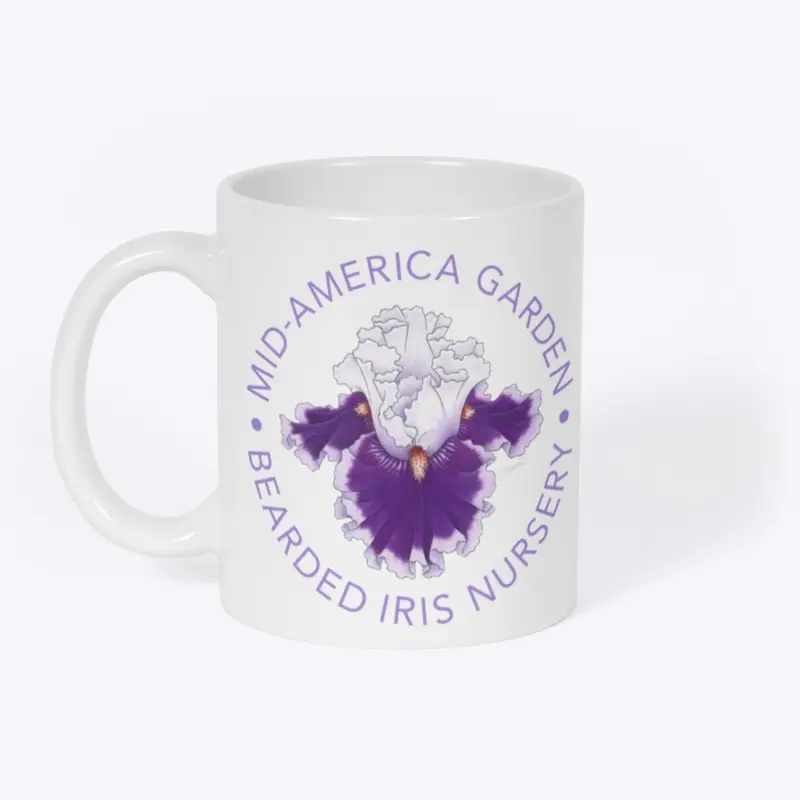 Mid-America Garden Purple Iris Logo