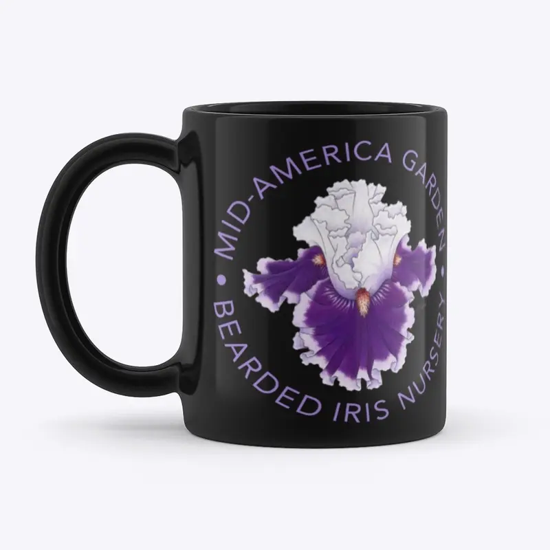 Mid-America Garden Purple Iris Logo