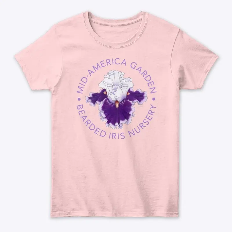 Mid-America Garden Purple Iris Logo