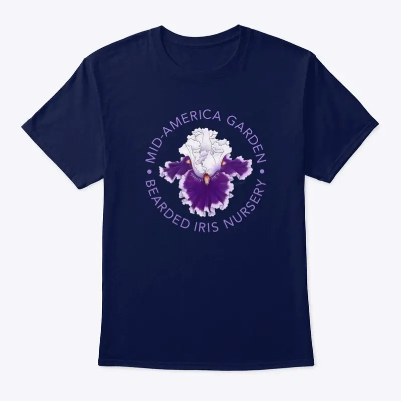 Mid-America Garden Purple Iris Logo